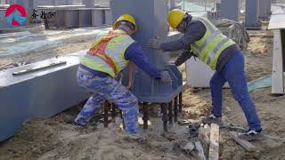 Steel Structure Installation Instruction-2.2Install steel column