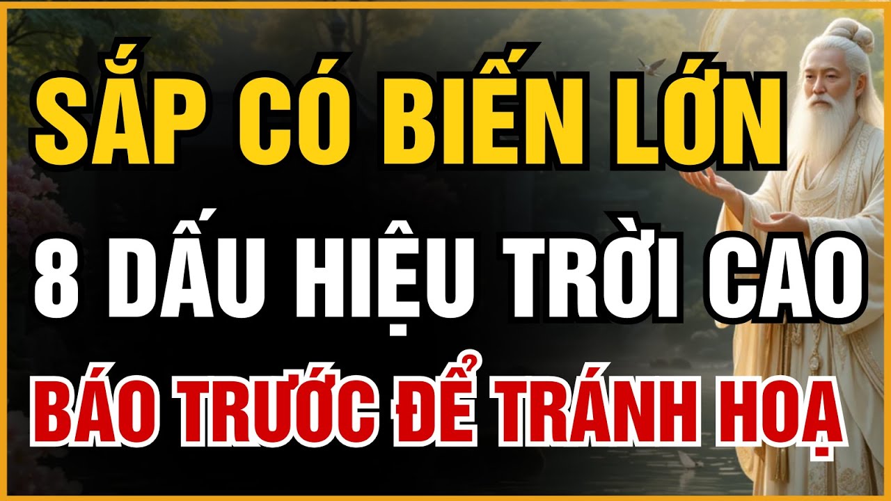 KHI SẮP CÓ BIẾN LỚN: 8 DẤU HIỆU TRỜI BÁO TRƯỚC CHO NGƯỜI THIỆN LƯƠNG ĐỂ TRÁNH HỌA | ĐẠO CỔ NHÂN