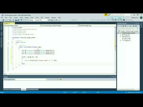 large number in C# | how to find largest number in c# | If else | Biggest number