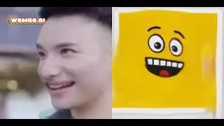 Wombo.ai Superidol Smiling Face Sticker Open Mouth Boy With Luv Bts Feat. Halsey Deepfake