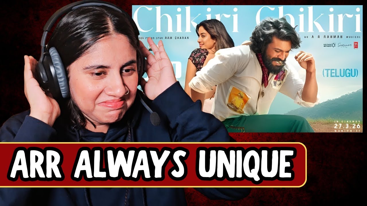 Chikiri Chikiri Reaction | Peddi | Ram Charan | AR Rahman | Mohit Chauhan | Ashmita Reacts