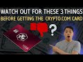 Crypto.com Visa Card Review | WATCH OUT FOR THESE 3 THINGS