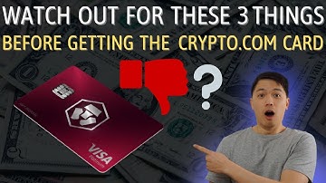 Crypto.com Visa Card Review | WATCH OUT FOR THESE 3 THINGS