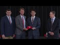 The Reds introduce OF Shogo Akiyama at Great American Ball Park.