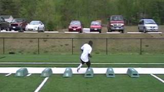 Bag Drill 6 Lateral Zig Zag CrossOver Run