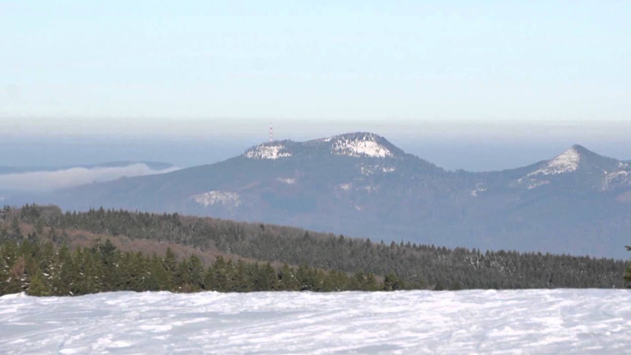 time lapse le donon enneige vu depuis le champ du feu youtube