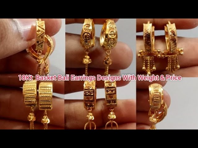 STYLISH GOLDEN BALI EARRING FOR WOMEN -MOEBE01 – www.soosi.co.in