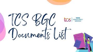 TCS - Complete list of BGC Documents | Background verification list of Documents | TCS 2022 Exam |