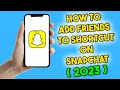 How to Add Friends to Shortcut on Snapchat (2023)