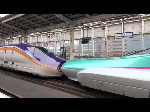 E5系&E8系の連結実現！ 試運転列車仙台駅到着
