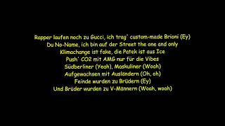 FARID BANG feat  KOLLEGAH & FLER   PUBLIC ENEMIES (Lyrics)
