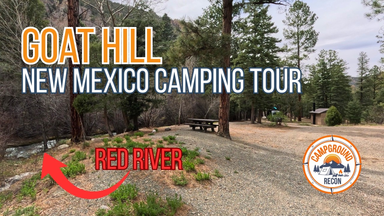 Tour of Goat Hill Campground near Questa New Mexico