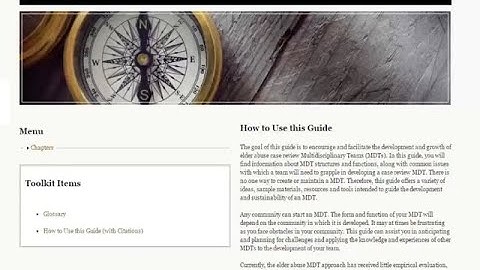 A Walk Through the MDT Guide and Toolkit