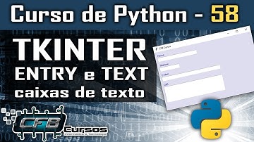 Tkinter, Entry e Text - Curso de Python #58