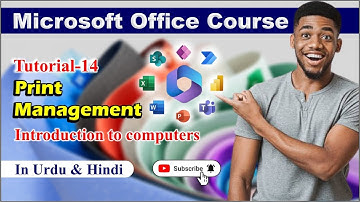 Print Management|Using the Computer and Managing Files|Topic 14|Digital LIteracy Course