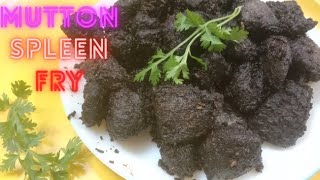 Mutton Spleen Fry Mutton Tilli Easy And Simple Recipe Mutton Suvarotti Varuval
