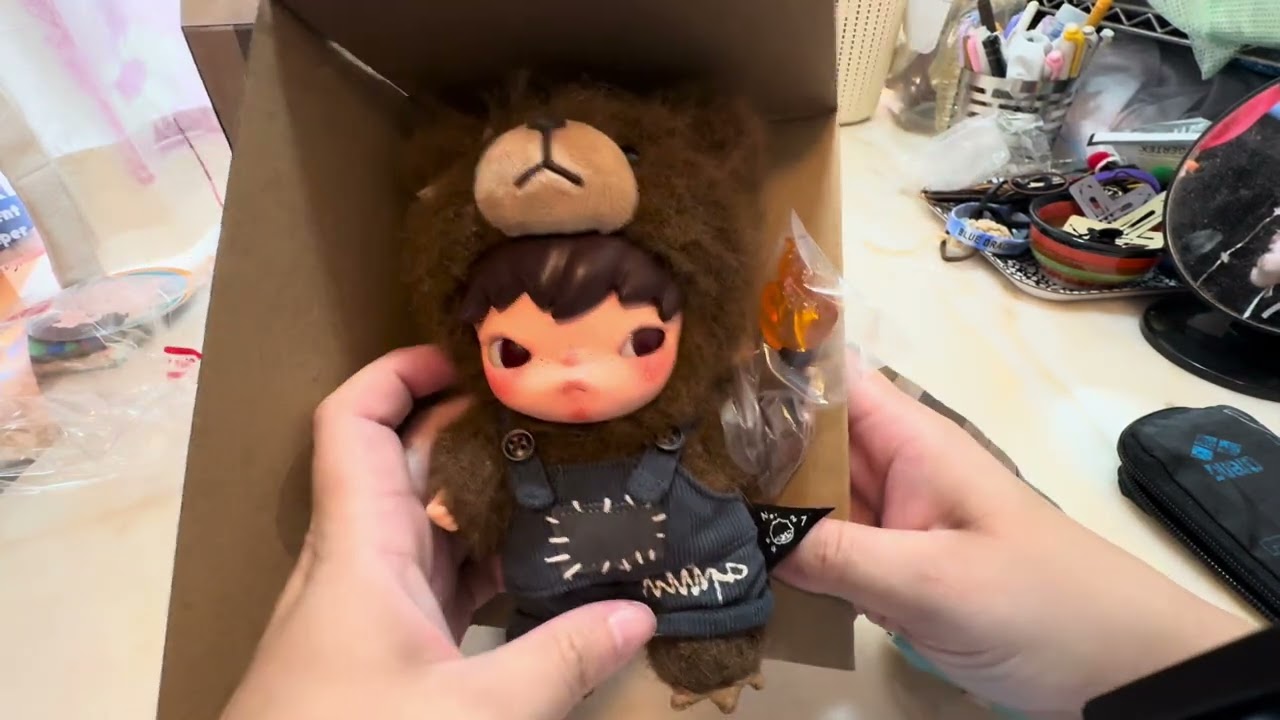 Hirono Living Wild-Fight for Joy Plush Doll Fierce but fluffy! 🐾✨ Hirono is living wild and fighting for joy-one cuddle at a time! 💥🧸 #popmart #hirono
