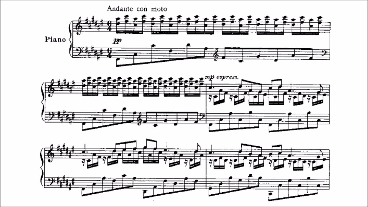 mischa levitzki the enchanted nymph audio sheet music youtube sheet musics