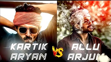 Shahzada Vs Ala vaikunthapurramuloo || Kartik Aryan & Allu Arjun || Baazigar song status 🥰