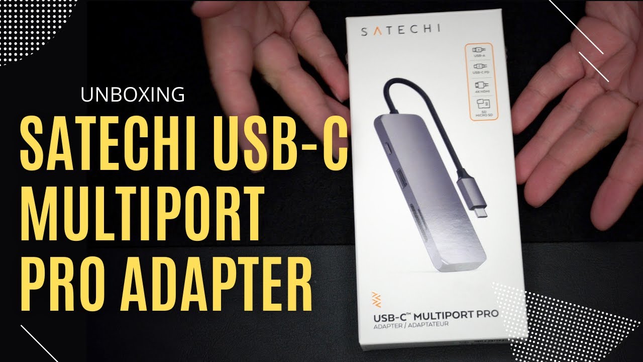 Adaptateur Multiport Pro USB-C Aluminium de Satechi - Apple (FR)