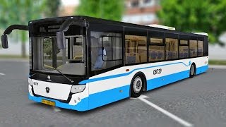 Испытания электробуса ЛиАЗ-6274 в Москве! - OMSI 2