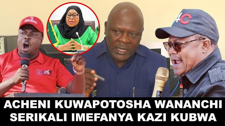🔴 CYPRIAN MUSIBA AWAONYA WAPINZANI NA KAULI ZAO ZA UPOTOSHAJI, "WANAPIGANA WAO KWA WAO"
