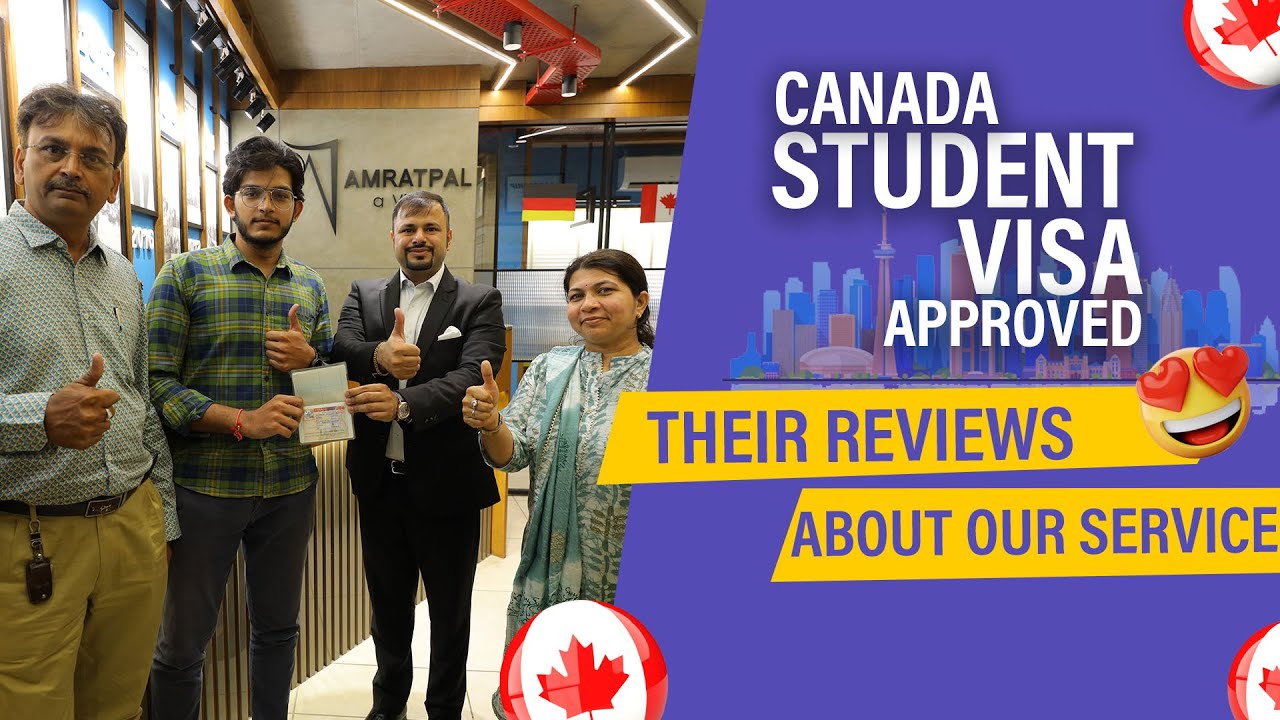 Got Canada Student Visa Approved - Student Reviews | Amratpal A Vision