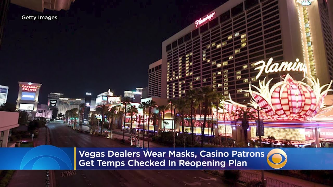 Vegas Dealers To Wear Masks, Casino Patrons To Get Temps Checked In