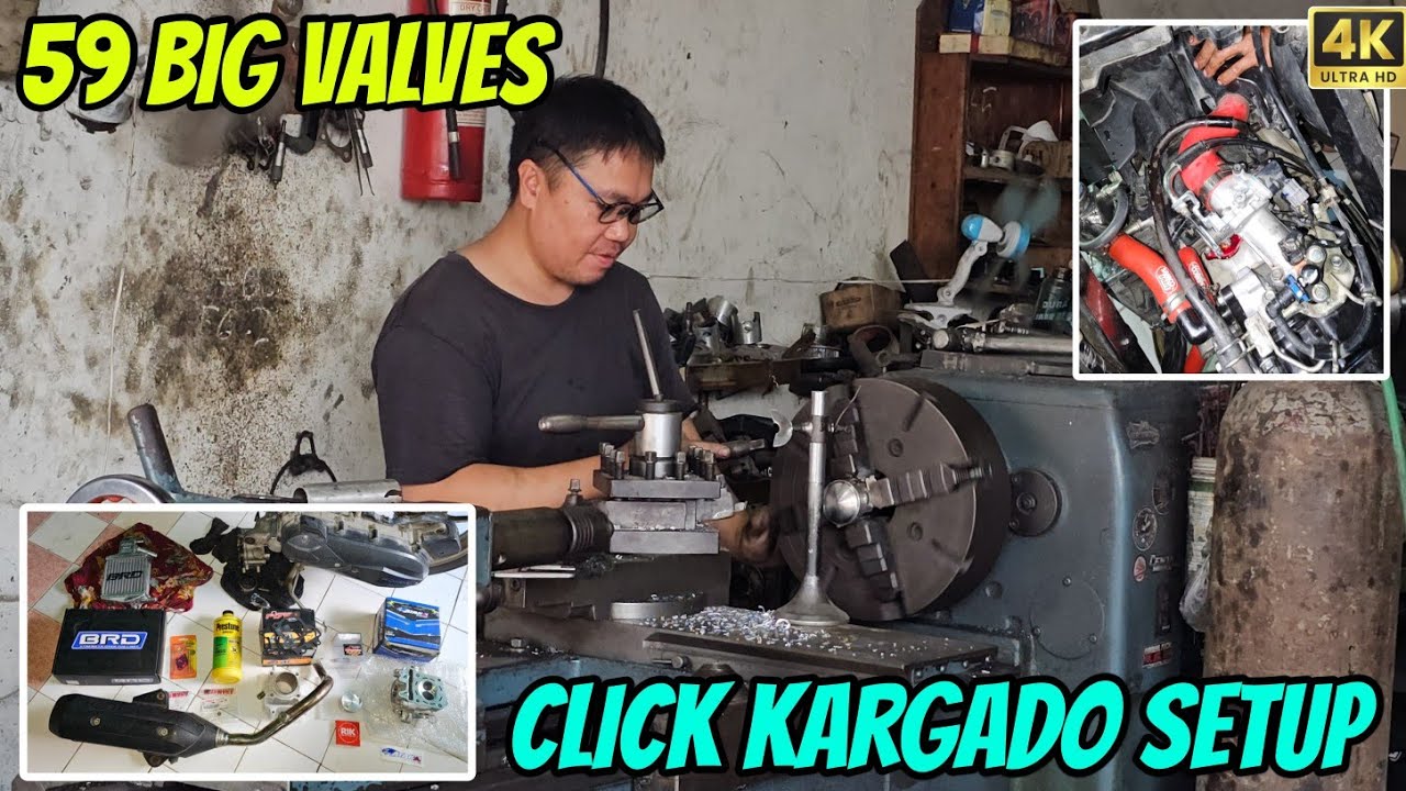 Honda Click 125 v3 Kargado Setup 160cc 59 Big Valves Set - Full Vlog 4k UHD
