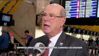 Empresas aéreas definem regras para cobrança de bagagem