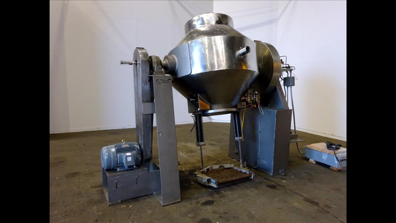 30 cubic feet used gemco double cone blender approximate 30 cubic feet stock 49098002 30 cubic feet used gemco double cone blender approximate 30 cubic feet stock 49098002