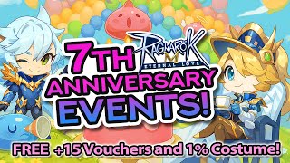 Rom 7Th Anniversary Events Guide Get Free 15 Refine Vouchers, 1% Costume And More