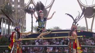 MERINDING TARIAN DAYAK MALAYSIA DI EUA DUBAI, pentas terbesar di Expo Dubai