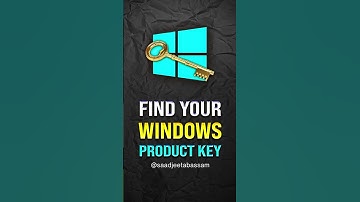 Find Your Windows Product Key in Seconds
