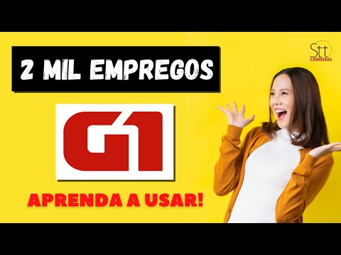 ✅ Como BUSCAR EMPREGO na PANDEMIA utilizando o G1: portal de notícias da Globo | #empregos