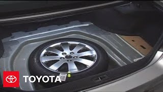 2005 Avalon How-To: Emergency Tools And Spare Tire | Toyota