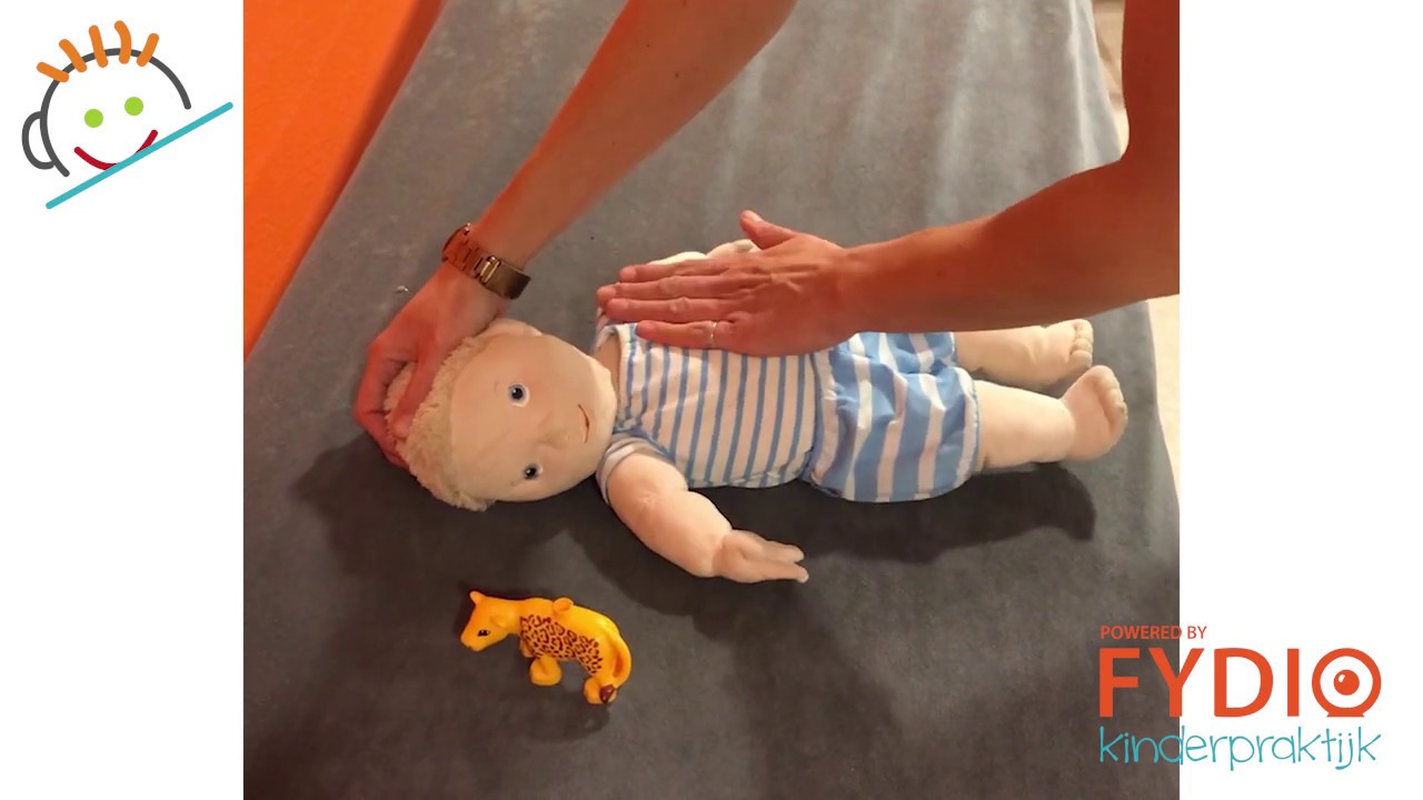 9. Baby & Voorkeurshouding - Geleid Actief Draaien Hoofd - Oefening Fydio Kinderpraktijk