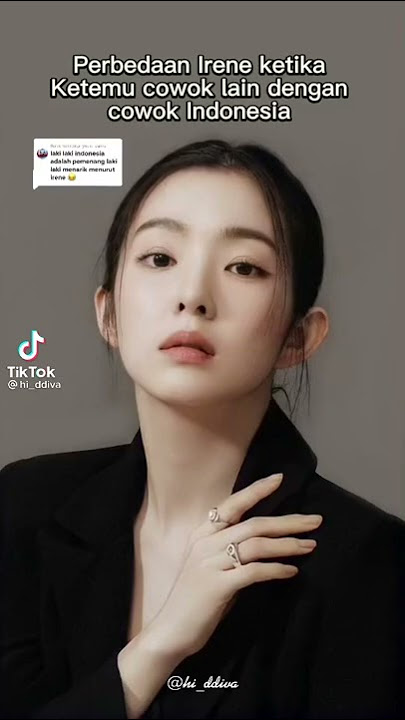 perbedaan irene ketika ketemu cowok lain dan cowok indonesia🇲🇨 #irene #redvelvet