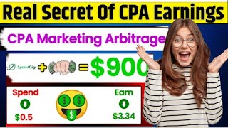 How To Promote CPAgrip CPA Offers On Sproutgigs 2023 | CPA Marketing Arbitrage