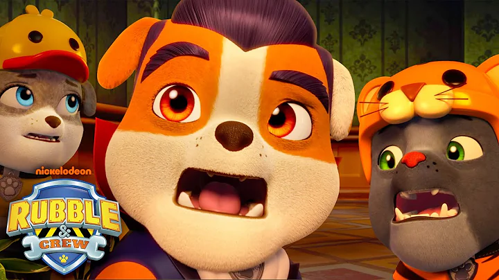 Rubble Gets Chased By a Spooky Ghost! w/ Charger & Motor | Rubble & Crew