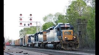 CSX New England Division Action in May 2026 Lot's of SD40-2's GP40-2's on Locals! #trainvideo 