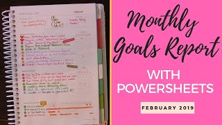 Monthly Goals Report February 2019