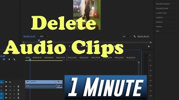 Adobe Premiere Pro: How to Delete Audio from Multiple Clips (Easy Tutorial)