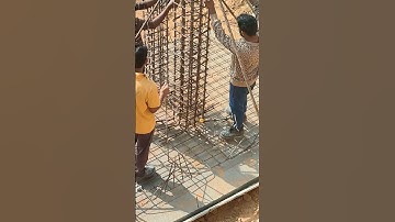 Column Plumb Checking ✅💯 #construction #column #shorts