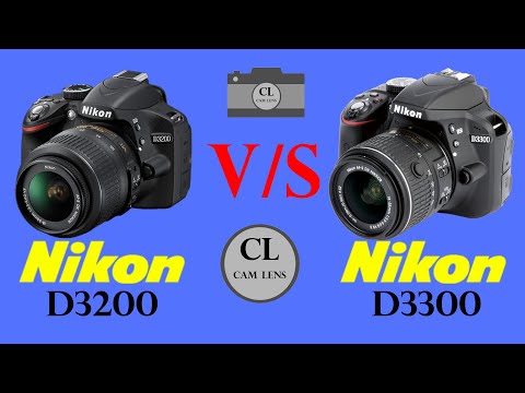 Nikon D3200 vs Nikon D3300