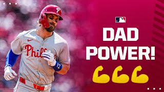 Bryce Harper hits home run in return from Paternity List — for the SECOND time in his career! Resimi