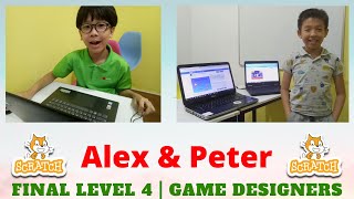 Alex &amp; Peter | Final Level 4 | Scratch | Game Designers