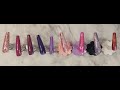 My First Madam Glam Swatching Video. Cremes, glitters, and cat eye gel polishes.