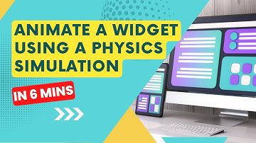 Animate a Widget using Physics Simulation in Flutter