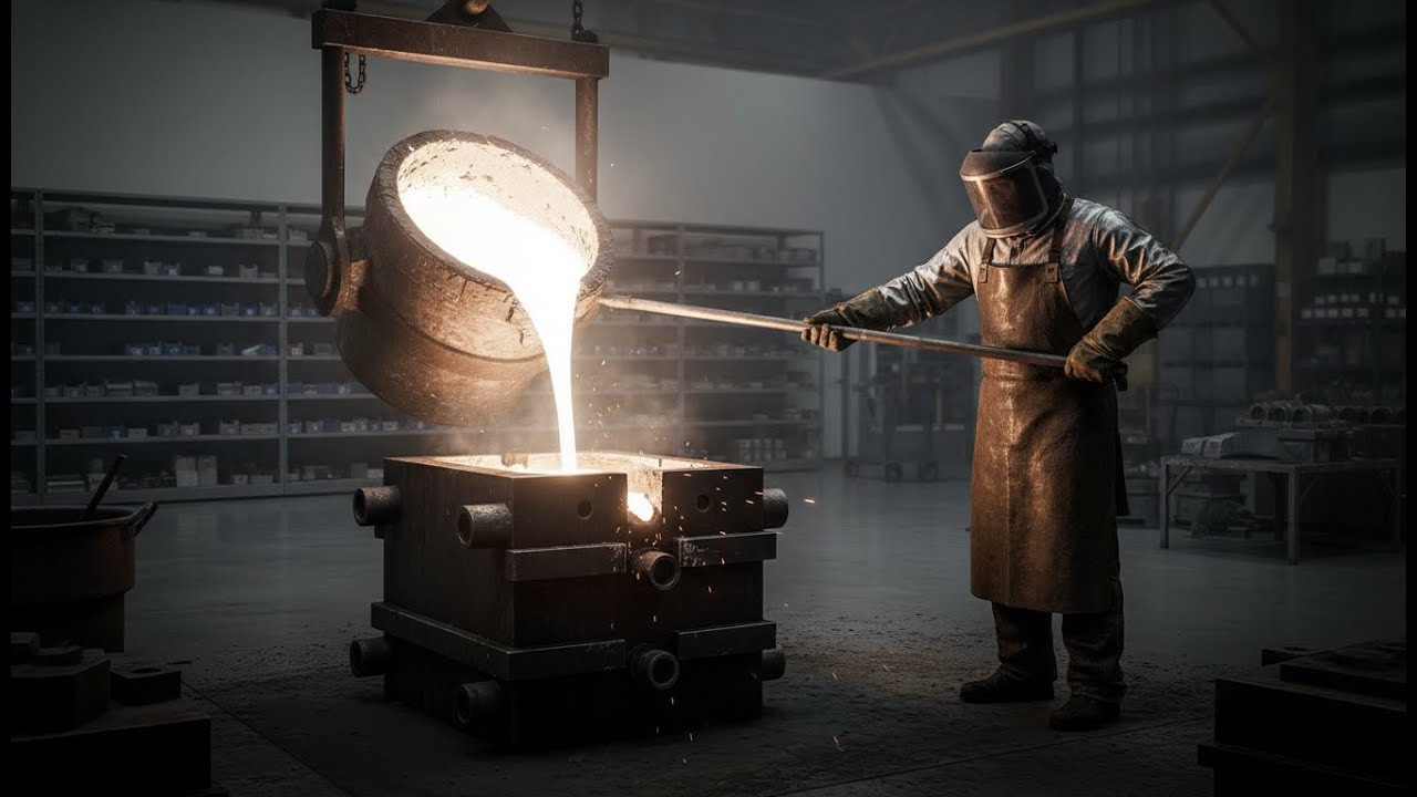 Fighter Fuselage Manufacturing Molten Metal to Structure Full Process